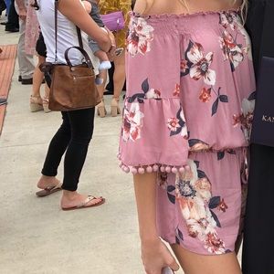 Off the shoulder romper